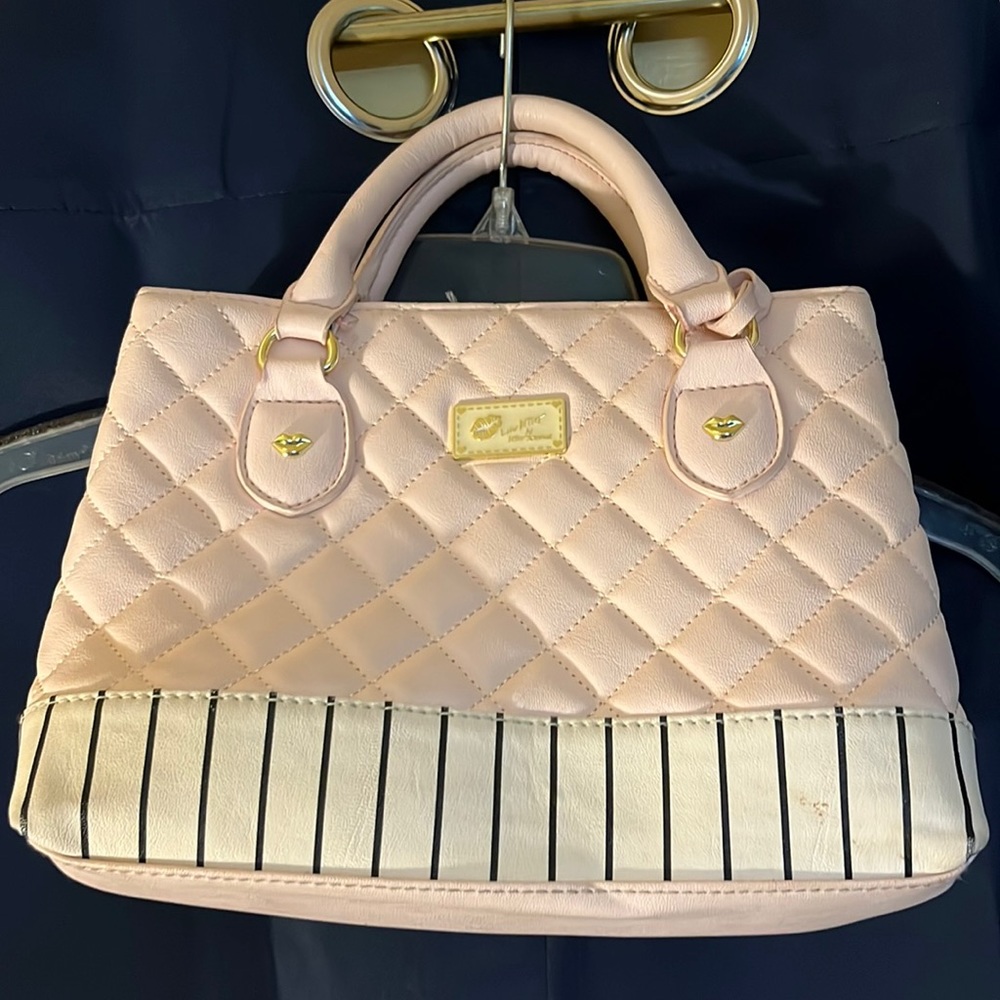 Betsey Johnson Pink mini tote purse